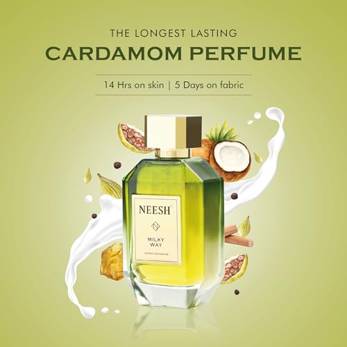 Image of NEESH Milky Way Extrait de Parfum for Men 100 ml | Mens Perfume Luxury | Luxury Perfumes | Long Lasting Mens Perfume With Gourmand Woody Fragrance & Coconut, Cardamom, Amber & Sandalwood