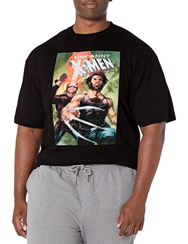Marvel Uncanny X-Men T-Shirt Homme vintage en coton à manches courtes