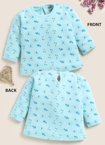 Image of LuvLap Baby Girls 100% Cotton Full Sleeve Girls Top Pack of 4