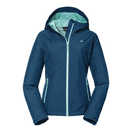Schöffel Damen Jacket Wamberg L, winddichte, atmungsaktive Regenjacke,...