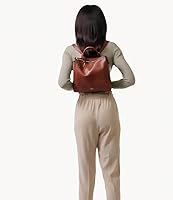 Vista 6 de Fossil Parker - Mochila convertible de cuero para mujer
