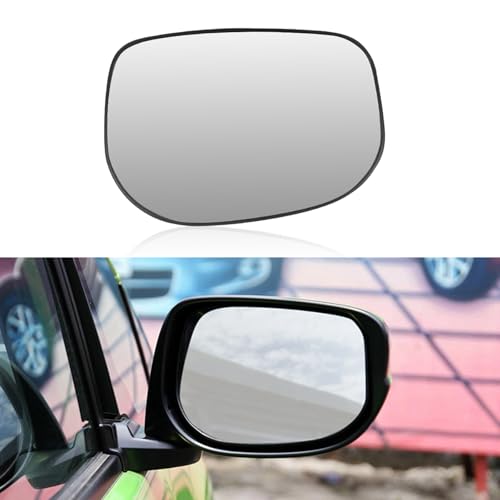 AMGASMG Cristal de Espejo Reemplazar para Honda Fit Hybrid Gp1 2013-2014 | Retrovisor Exterior Derecho/Lzquierda | Lente de Marcha Atrá con Placa de Soporte, Right