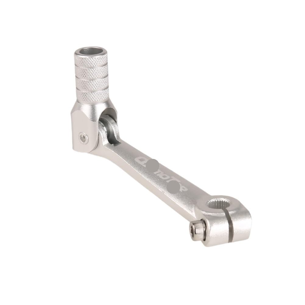 Uuipip Qx Silver Motorcycle Gear Shift Lever Motorcycle Folding Gear Shift Lever For T2 T4 T4l Atv 110Cc 125Cc 150Cc 200Cc 250Cc Universal Parts