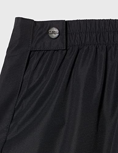 CMP - Regenfeste Damenhose mit durchgehenden seitlichen Reißverschlüssen, Schwarz, XS
