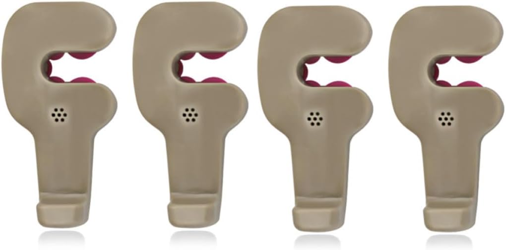 Kisangel 2 Pair Second Generation Hidden Back Seat Hook for Bag and Clothes