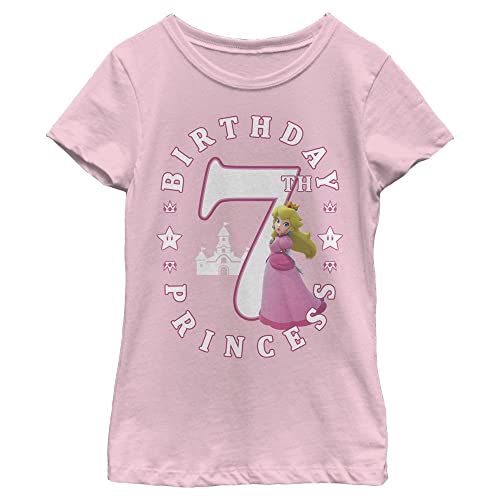 Nintendo Girl's Peach Birthday 7 T-Shirt