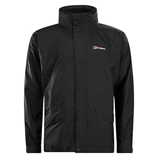 Berghaus Herr Cornice Interactive Hardshell Gore-Tex vattentät jacka svart XL