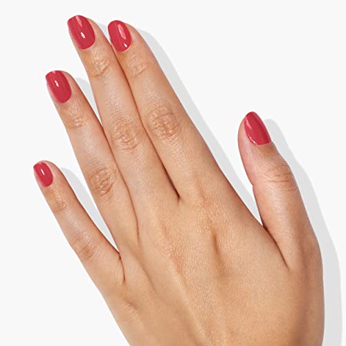 Londontown Lakur Enhanced Color Nail Polish, Hot Tropic Summer Collection, Vegan Cruelty-Free 21+ Free Nail Lacquer, Flushed Cheeks, Blush Red, 40Fl. Oz. #TOP1