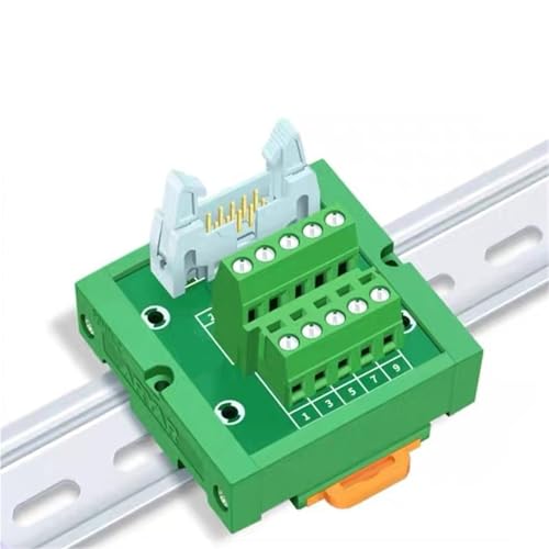 Bloc terminal pour PLC résoudre l'encombrement avec ce bornier IDC10 rail DIN