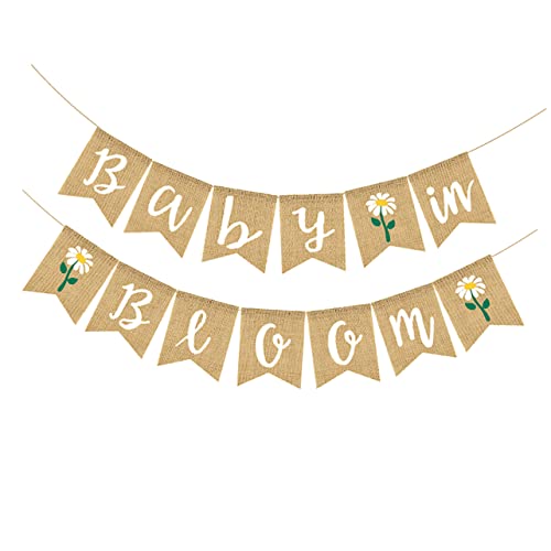 Veemoon Baby Birthday Themed Banner Fish Tail Flag Party Decoration Linen Material