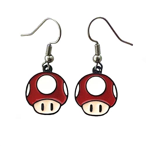 Classic Anime Metal Earrings Women and Men