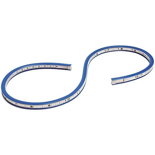 Courbe flexible de mesure 50cm Flex Design pour dessin et traçage - 2