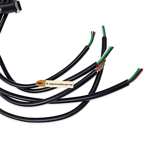 Jack 3.5mm vertical de alta temperatura con tuercas Lsgoodcare con baño de oro integral de 4 polos 6