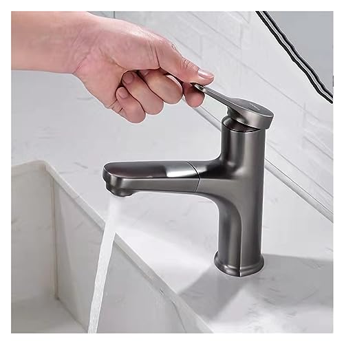 Robinet rétractable chaud et froid pour évier et lavabo de salle de bain - 7