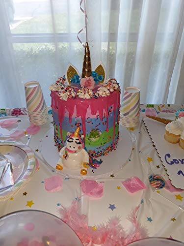 Fzr Legend Unicorn Themed Birthday Party Decorations - Unicorn Plastic Tablecloth | 53 X 90 Inches,Disposable Table Cover | Magical Unicorn Party Supplies For Girls And Baby Shower #TOP1