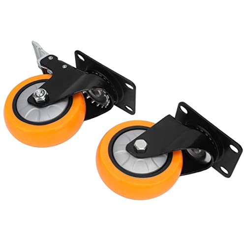 Emoshayoga Rodízio de placa, rolamento de 113 kg, movimento estável de baixo ruído, 4 peças, kit de