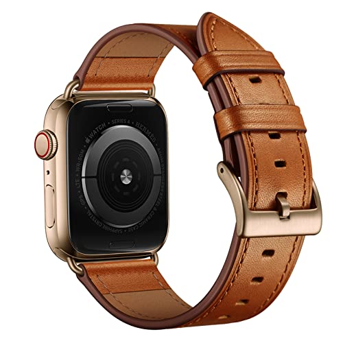 Bracelet en cuir véritable Apple Watch idéal pour le bureau et les réunions