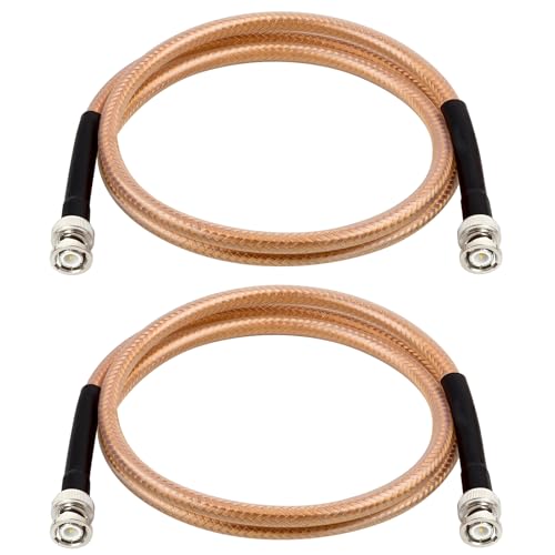 Câble d'extension BNC RG8X à faible perte : double blindage coaxial 50 Ohm robuste