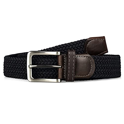 Mens Stretch Belt Woven Elastic Braided Belts for Men Women Multicolored2