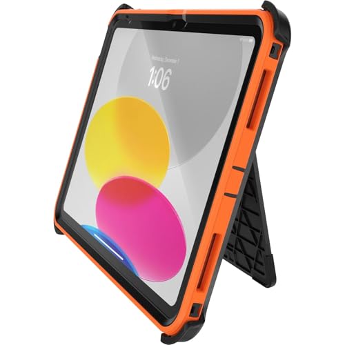 OtterBox iPad (A16) & iPad 10th Gen (Only) - Defender Series Case - High Visibility (Orange) - Kickstand - Rugged & Durable - Multi-Layer Protection by OtterBox - Used condition - Image 7
