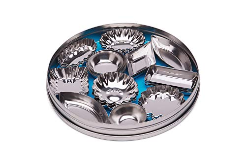 Fox Run 3620 Mini Tartlet Set, Tin Plated Steel, 36-Piece by Fox Run - Used condition - US$15.03
