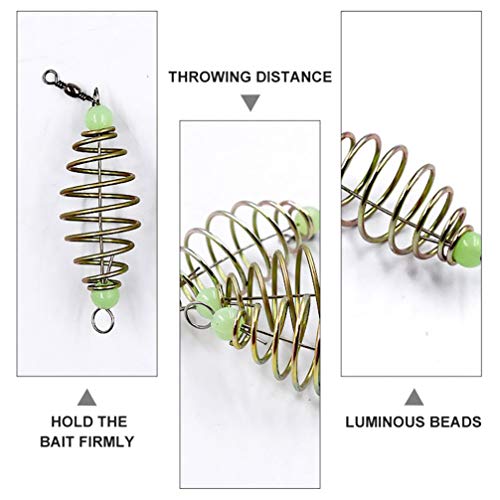 24Pcs Fishing Bait Trap Cage Feeder Basket Holder Coarse Lure Feeder Carp Lure Fish Accessories #TOP7