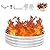 48 Inch Galvanized Fire Pit Ring, Metal Round Fire Pit Ring for Outdoor Campfires, Steel Firepit Ring for Outside Wood Burning, Outdoor Fire Pit Ring Round Galvanized Raised Garden Bed for Planting