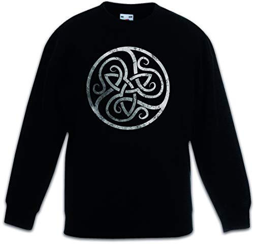 Sweat Celtic Circle enfants Urban Backwoods noir un pullover de style pour garçon et fille