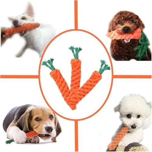 SSHUIKKAI 2 Stück Hundespielzeug Ostern, Kauspielzeug Welpe, Ostergeschenk Für Hunde, Hundespielzeug Welpe, für Kleine Mittelgroße Welpen(Orange Farbe)