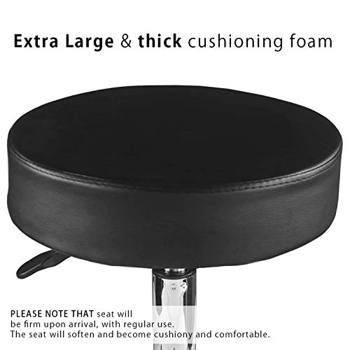 Partysaving Supportive Adjustable Hydraulic Rolling Swivel Stool For Massage And Salon Office Facial Spa Medical Tattoo Chair Cushion & Wheels – Extra Large, Apl1159 #TOP4