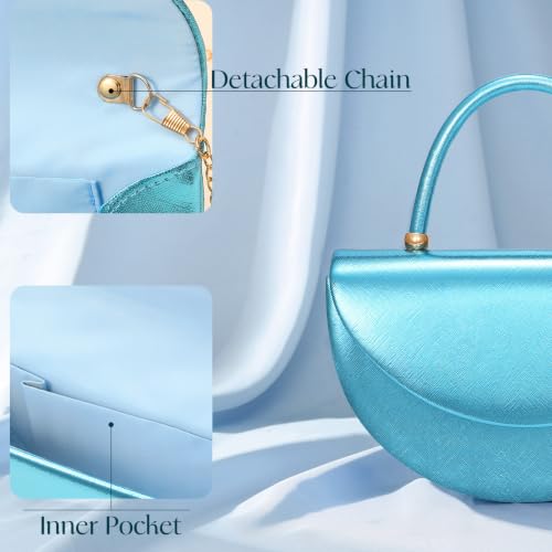 Image of Clutch Purses for Women Formal Evening Bag with Detachable Chain Women's Evening Handbags for Wedding Party