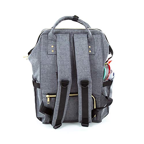 Cosco Kids, Mochila Multifuncional Peggy, Cinza Mescla