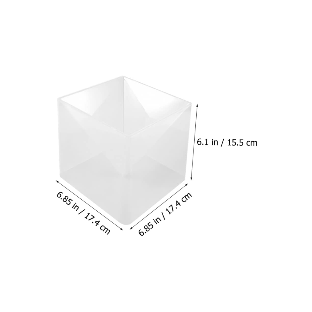 Selbstgemacht Silikonform Pyramide für Tischdekoration und Gießprojekte