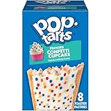 Pop-Tarts Toaster Pastries, Breakfast Foods, Kids Snacks, Frosted Confetti Cupcake (8 Pop-Tarts)
