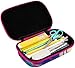 ZIPIT Colorful Pencil Case for Girls, Cute Pencil Box for School, Large Capacity Stationery Organizer Box