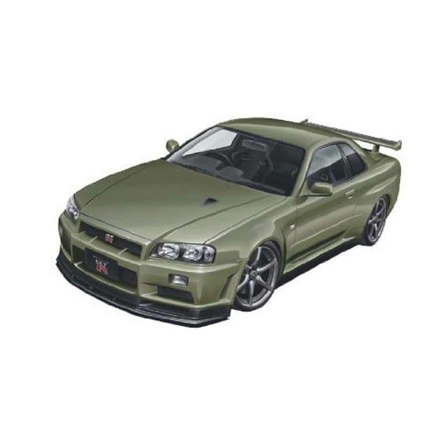 絶版 アオシマ 1/24 プリペイントモデル R34 スカイライン GTR aoshima-bk_6558