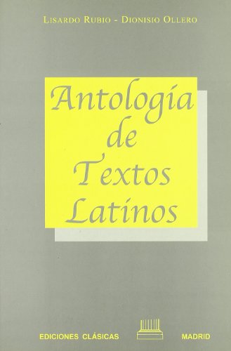 Portada de Antología de textos latinos