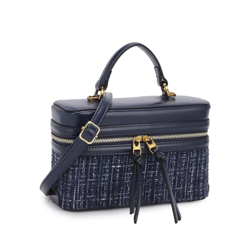 Image of Classic Satchel Crossbody Purse for Women Chic Mini Box Purse, Women Crossbody Shoulder Bag