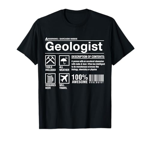Geologist composition, funny t-shirt for geology student T-Shirt