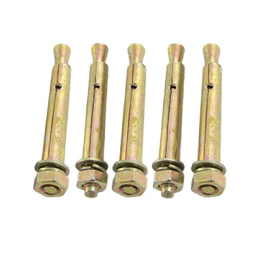 Aexit 5 Pcs Nuts M8 x 90mm Hex Nut Expansion Bolt Sleeve Panel Nuts Anchors Tool