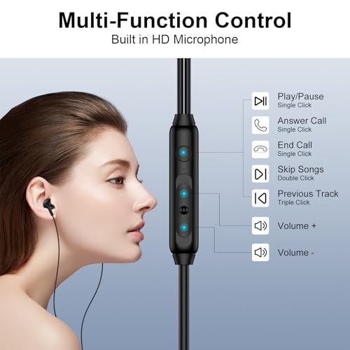 Wired Earphones USB C for iPhone 17 Air 16 15 Pro Max Plus, Wired Headphones USB C In Ear Earbuds Type C with Microphone for Samsung Galaxy S25 Ultra S24 S23 FE S22 A16 A17 A35 A36 A53 A54 A55 A56 5G - Image 4