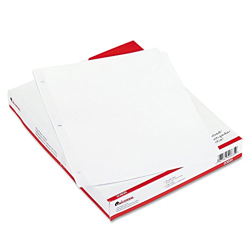 Intercalaires 5 onglets blancs format lettre, classeur bureau lot économique 36 jeux