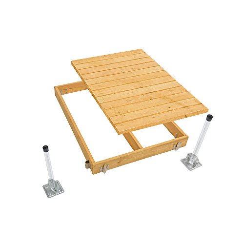 Playstar Inc. Standard Stationary Dock with Wood Top