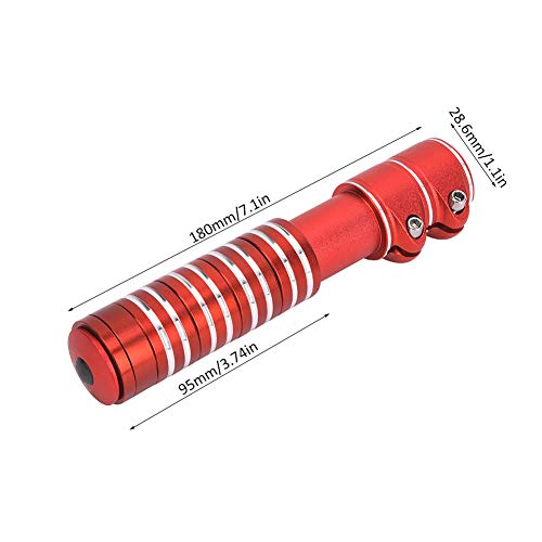 Extensor de haste de garfo de guidão, extensor de haste de guidão de bicicleta altamente durável par