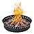 Fire Pit Ring 40 inch Outer/36 inch Inner Smokeless Fire Ring for Outside Fire Pit, Heavy Duty Metal Round Fire Pit Insert DIY Campfire Ring Above or In-Ground