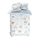 SANDJEST Dog Duvet Cover Sets Full Size for Kids Boys Girls, Incude 1 Polyester Comforter Cover 80x90 Inches and 2 Pillowcases 20x26 Inches, Comforter Not Included, Gift for Christmas Birthday