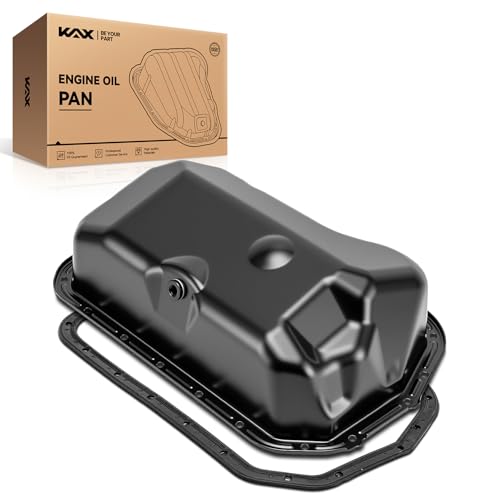 Image of KAX 264-700 Engine Oil Pan Fit for Volkswagen Jetta 1981-1999, Volkswagen Golf 1985-1999, Volkswagen Cabrio 1995-2002, Volkswagen Derby 1995-2009