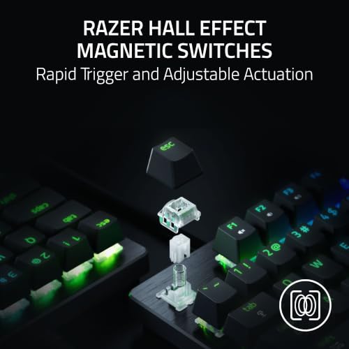 Image of Razer Huntsman V3 HE Magnetic Mini 65% 8KHz Wired Gaming Keyboard