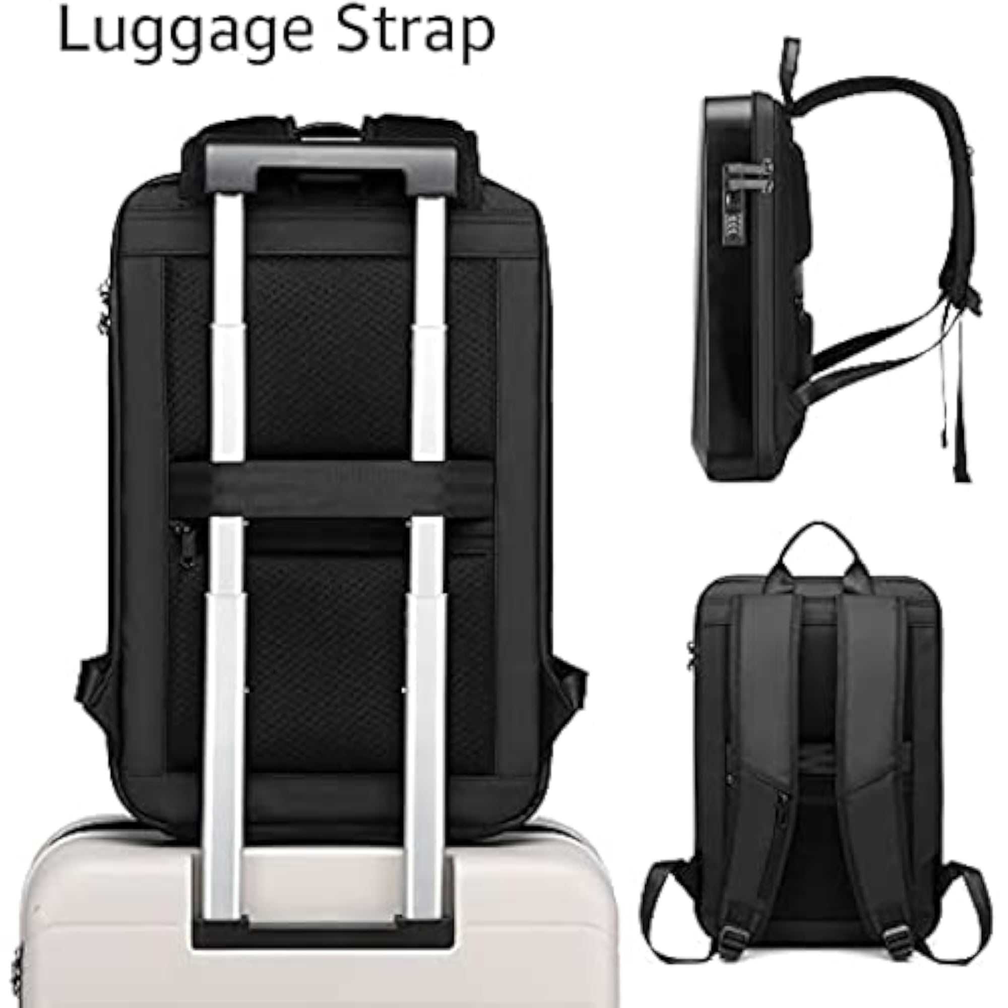 Business Travel Backpack with USB Charging Port