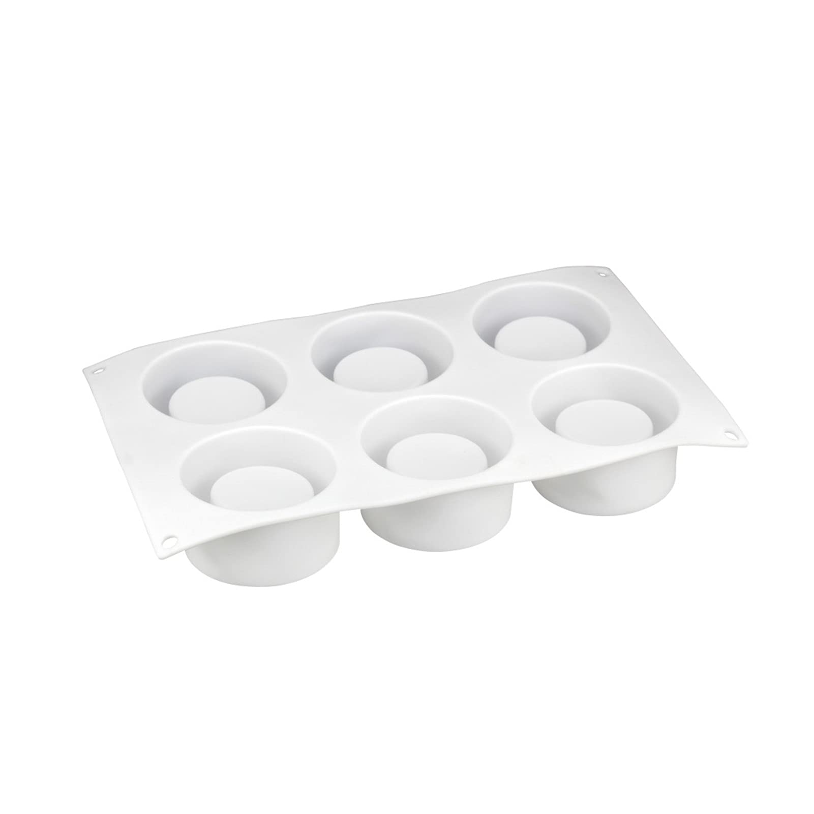 Molde for hornear, Molde for pasteles, Hornear HUANGXING - Molde de silicona 3D 6 agujeros Pudín Cupcake Art Cake Mold Hornear Pasteles Mousse Chocolate Mold Cake Herramientas Sartenes
